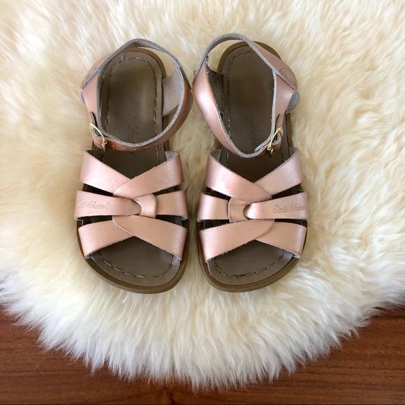 Salt Water Sandals by Hoy Other - Rose Gold Salt Water Sandals